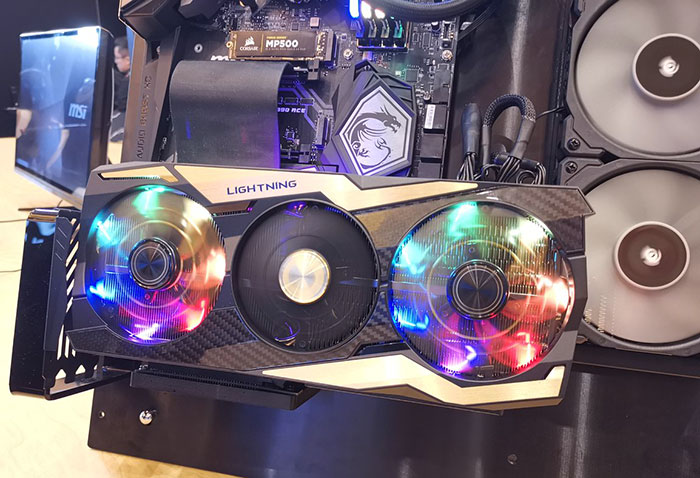 MSI previews the GeForce 2080 Ti Lightning Z at CES 2019