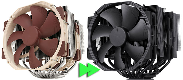 Noctua Intros Nh D15 Nh U12s And Nh L9i Cpu Coolers In Black Cooling News Hexus Net