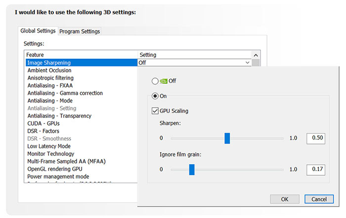 Nvidia Adds Reshade Image Sharpening And Null To Drivers Graphics News Hexus Net