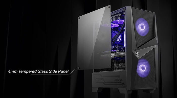 MSI MAG FORGE 100M Mid-Tower Gaming Case