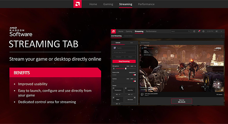 Amd radeon streaming discount software