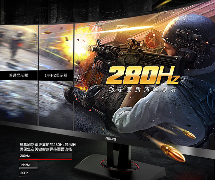 Asus starts selling the 280Hz TUF Gaming VG279QM monitor