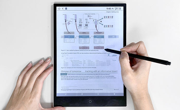 Colour eink displays on way to ereaders and enotebooks  EReaders