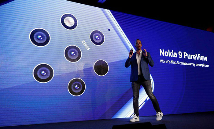 Nokia 9 Pureview With Five Zeiss Camera Array Launched Mobile