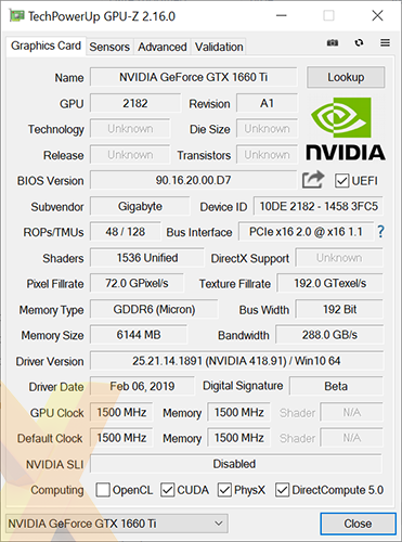 Review: Gigabyte GeForce GTX 1660 Gaming OC - Graphics - HEXUS.net - Page 2