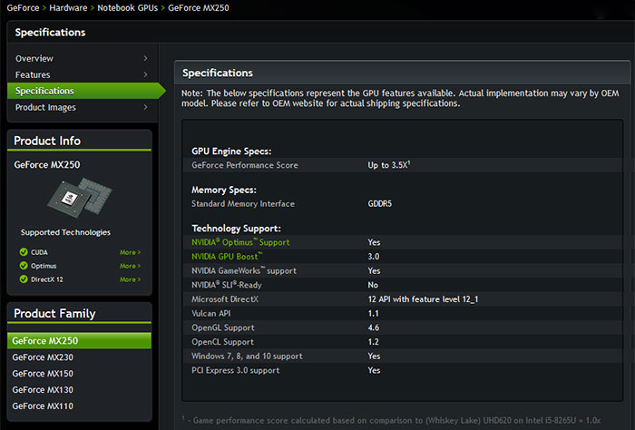 Nvidia adds GeForce MX230 and MX250 