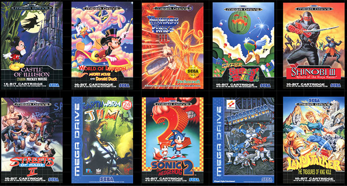 list of games on sega genesis mini