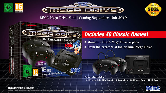 sega genesis mini list