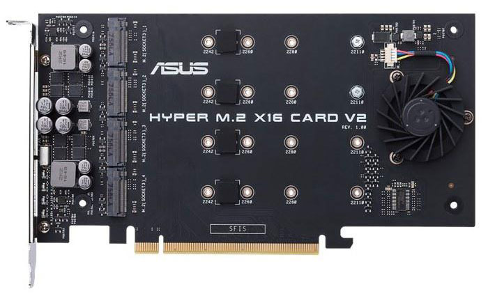 Asus updates Hyper M.2 x16 V2 NVMe RAID card - Storage - News 