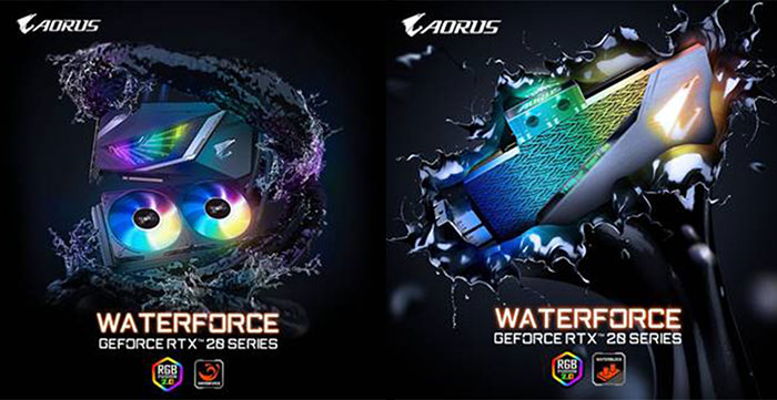 Gigabyte launches pair of RTX 2080 Super WaterForce cards