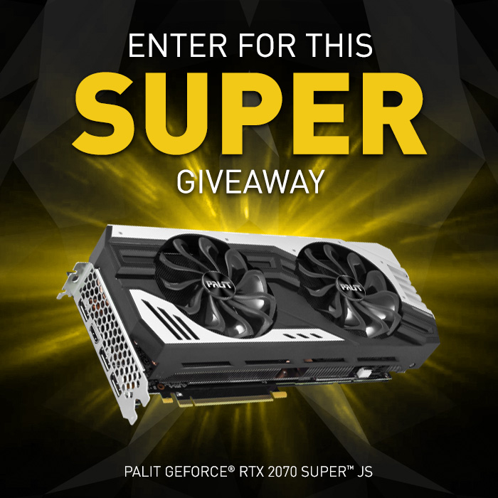 Win a Palit GeForce RTX 2070 Super JS graphics card - Graphics