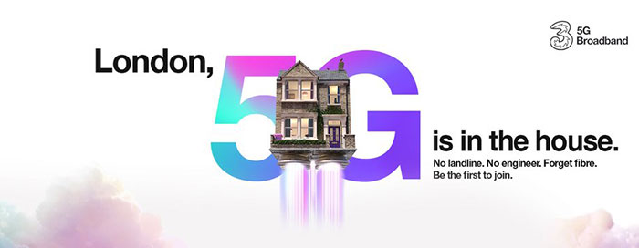 Three 5G Home Broadband goes live in parts of London - Service