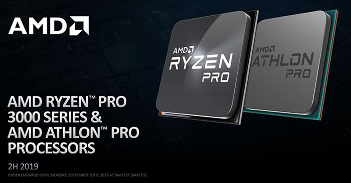 AMD announces Ryzen Pro 3000 Series Processors CPU News