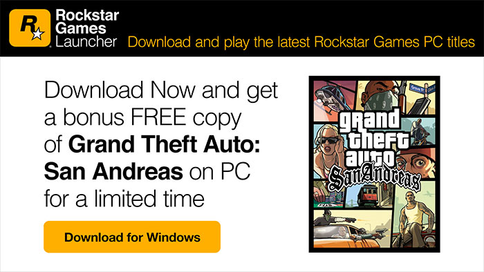 Rockstar's New PC Game Launcher Bundles GTA San Andreas For Free - Tech