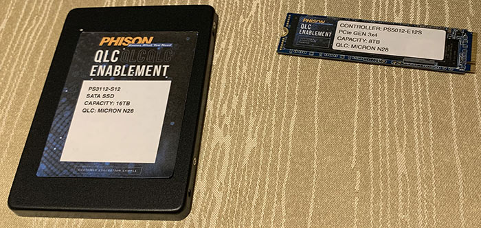 Phison demos 8TB M.2 and 16TB SATA QLC SSDs - Storage News - HEXUS.net
