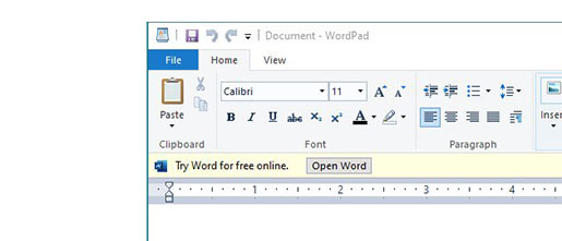 Microsoft spotted testing adverts embedded in WordPad - Software - News ...