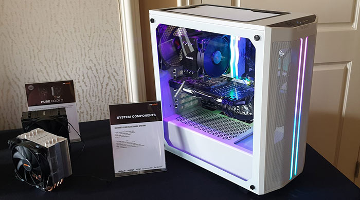 Be Quiet! Pure Base 500DX White: A Glassy Case with ARGB Lighting and USB-C