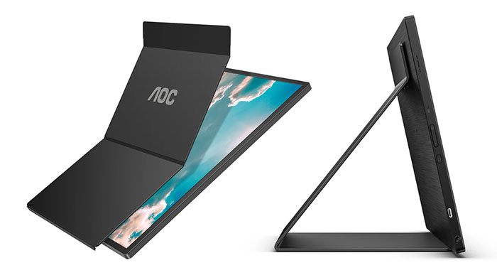 aoc portable touch screen monitor