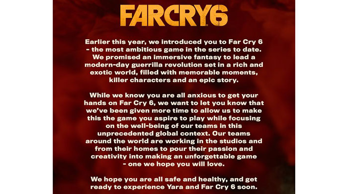 Far Cry 6 release date set for later this year