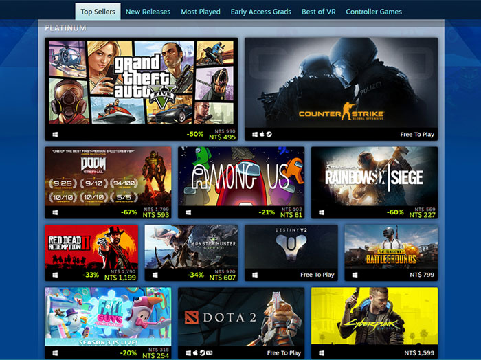 Valve reveals the top grossing PC games of 2020 - PC - News 