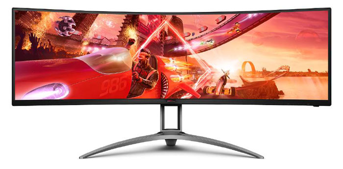 Aoc Agon Ag493ucx With 49 Inch 32 9 Curved Screen Launched Monitors News Hexus Net