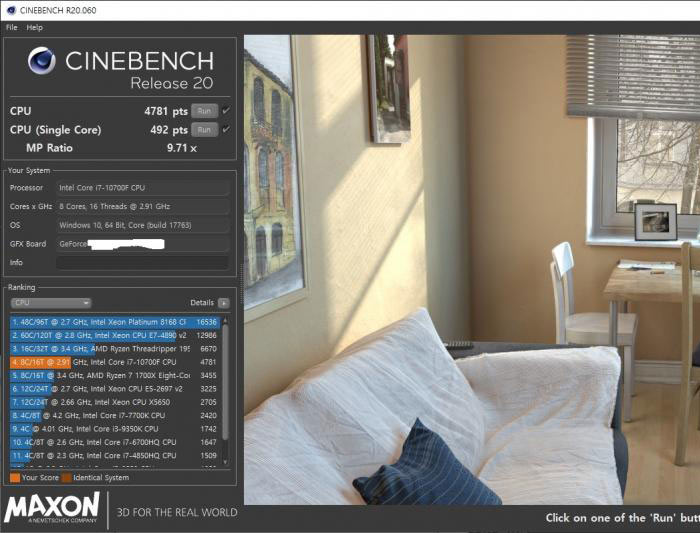 Intel Core i7-10700F with 8C/16T spotted on Cinebench - CPU - News -  HEXUS.net