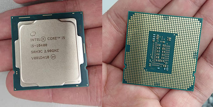 Intel Core i5-10400 6-core CPU pictured, NDA information leaked 