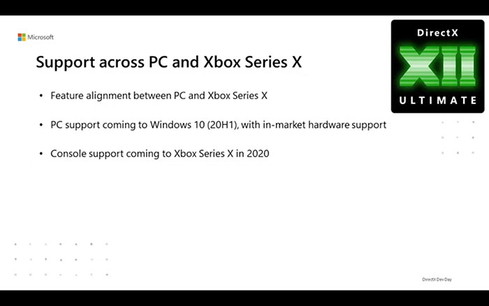 Windows' DirectX 12 Ultimate will help Xbox Series X, PC games