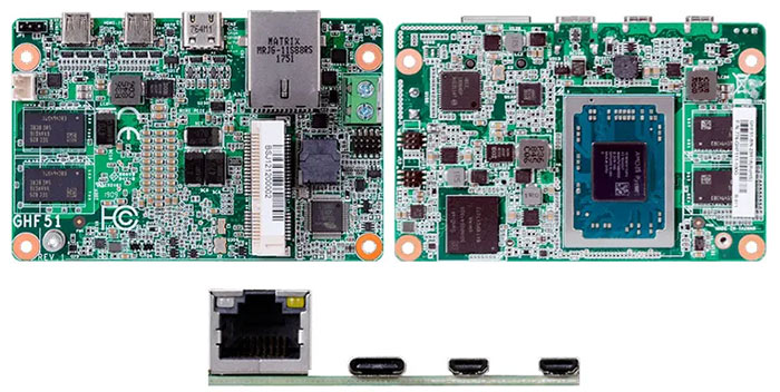 raspberry pi, DFI GHF51 a PI size Board with AMD Chip and Radeon Vega IGPU., TechRX