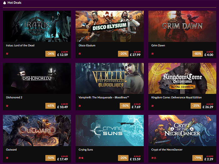 GOG offers DRM-free versions of select Steam games at no cost