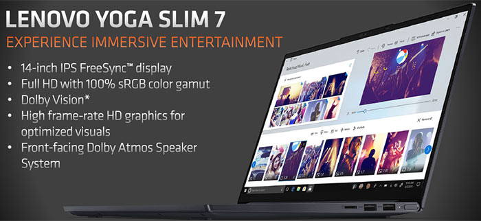 Lenovo yoga slim online ryzen 4800u