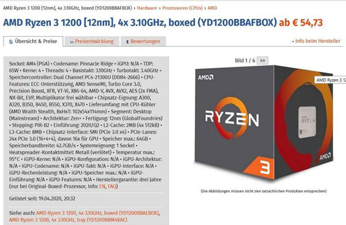 Amd ryzen 3 1600 af hot sale