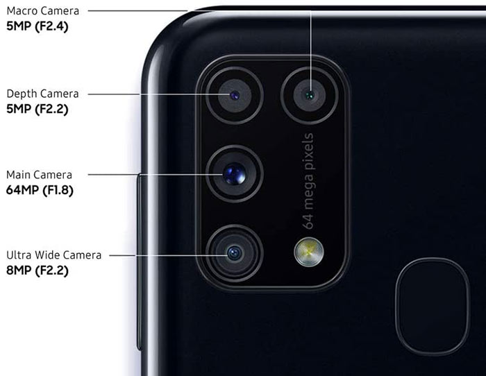 samsung m31 technical specifications