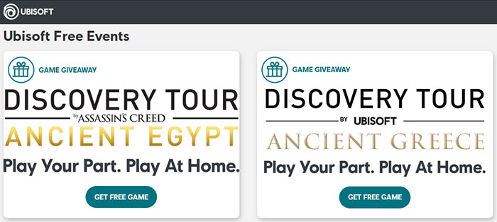 Ubisoft Free Events
