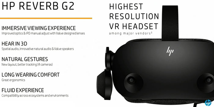 HP launches its Reverb G2 next gen VR headset - Audio Visual