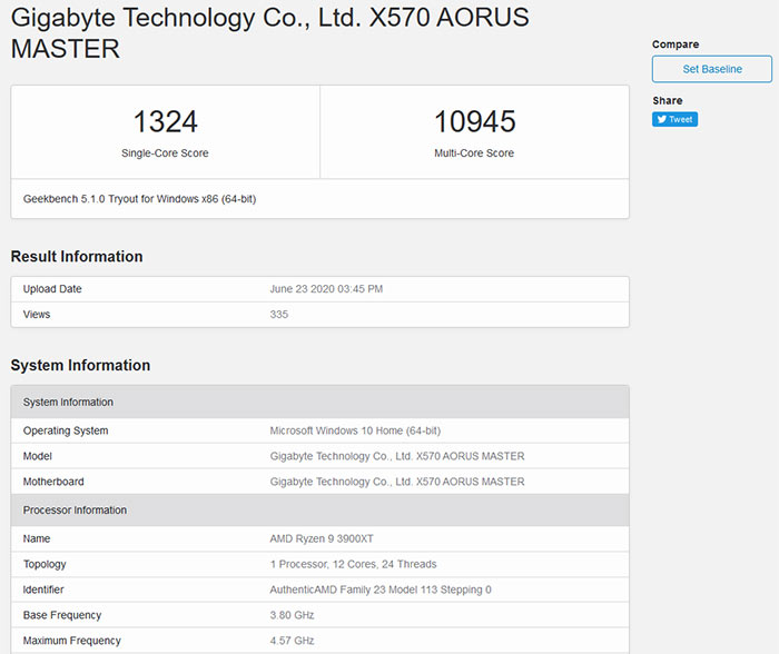 AMD Ryzen 9 3900XT Geekbench scores unearthed CPU News HEXUS