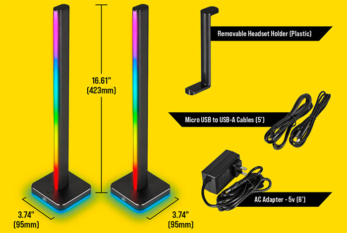 Corsair launches the iCUE LT100 Smart Lighting Towers