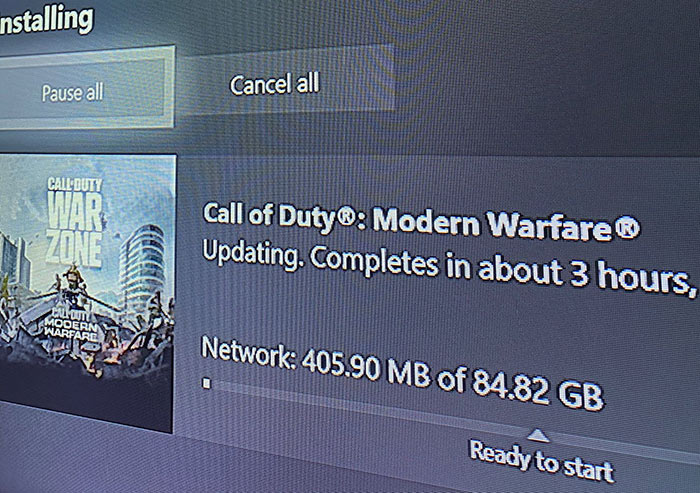 call of duty 154 gb update