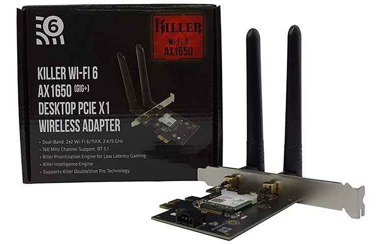 Test de la carte sans fil Killer AX1650, en WiFi 6