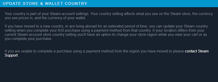 Steam Support :: Steam Store Country