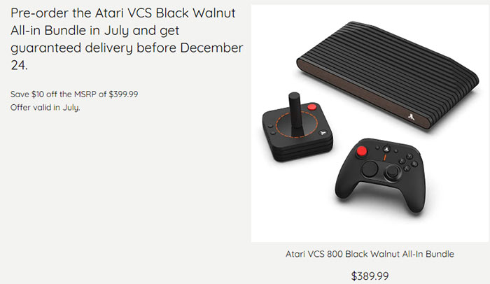 Atari Vcs 800 All In Black Walnut Bundle Hakodate