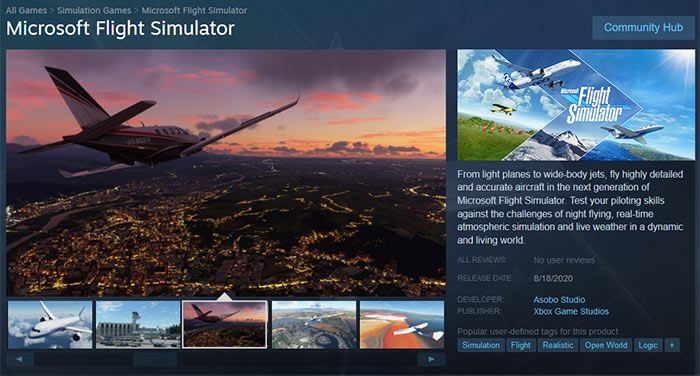 Microsoft Flight Simulator will be VR compatible, but only with a