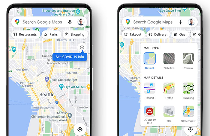 Google Maps now includes a Covid 19 data layer Android News