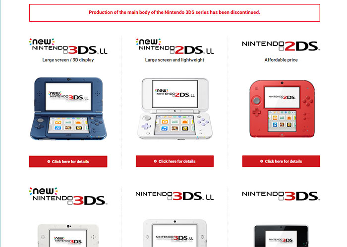 Nintendo 2024 2ds family