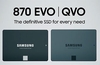 <span class='highlighted'>Samsung</span> intros the 870 <span class='highlighted'>EVO</span> consumer SATA SSDs