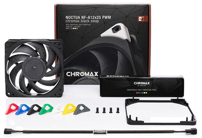 Noctua Launches Chromax Nh U12a Cooler And Nf A12x25 Fans Cooling News Hexus Net
