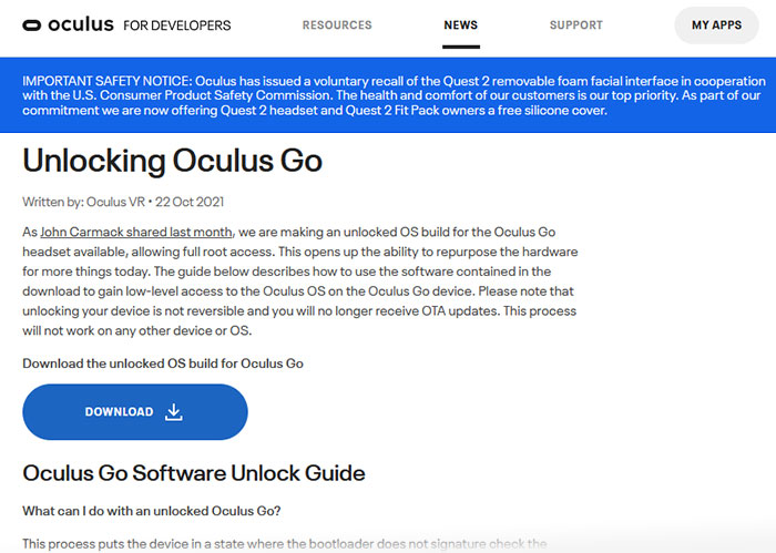Unlocked OS Oculus Go headset - Peripherals - - HEXUS.net