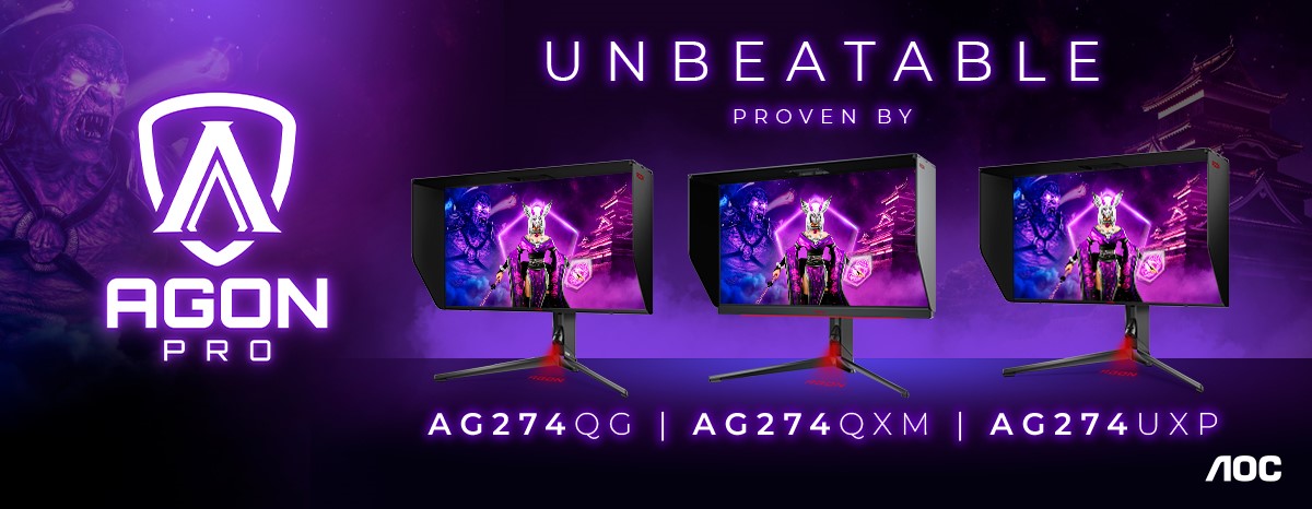 AOC AGON Pro AG274UXP 27 4K HDR 144 Hz Gaming Monitor AG274UXP