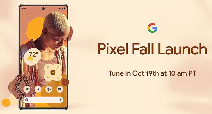 Google Pixel 6 and 6 Pro launch event scheduled for 19th Oct