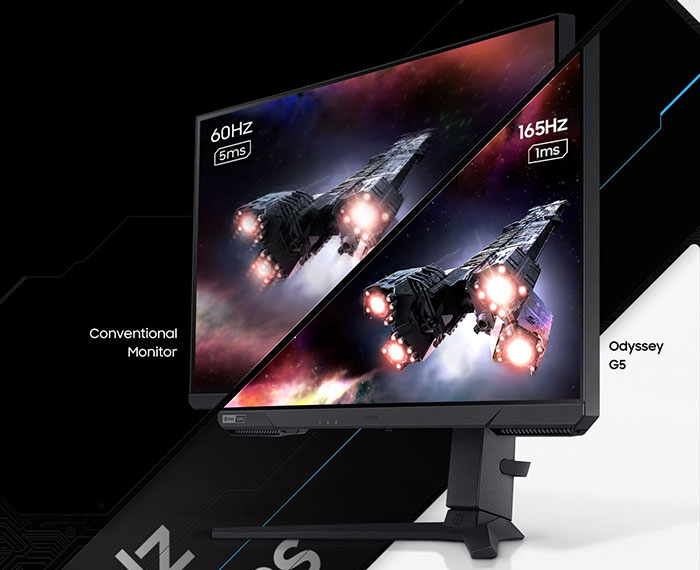 Samsung launches Odyssey G5 series gaming monitors